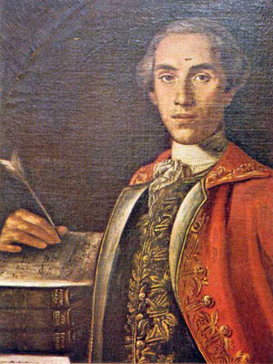POMPEO BATONI, Ritratto di Leonardo Leo