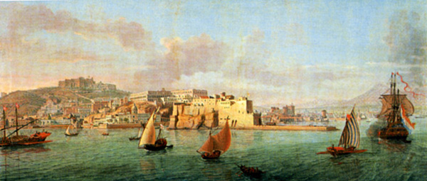 GASPAR VAN WITTEL, Napoli dal mare, Napoli 1719