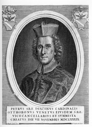 ROBERT van AUDENAERD, Ritratto del cardinale Pietro Ottoboni