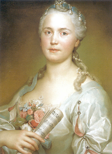 ANTON RAPHAEL MENGS, ritratto di Regina Mingotti, soprano