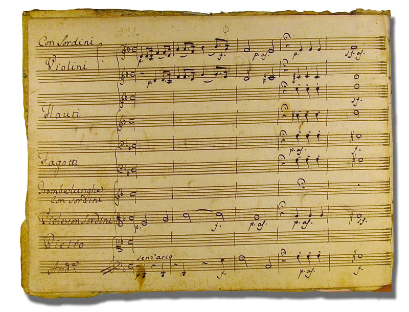 GIOVANNI PAISIELLO, Oratorio della passione di Nostro Signore,  oratorio di Pietro Metastasio, eseguito a Roma, Campidoglio, 1794