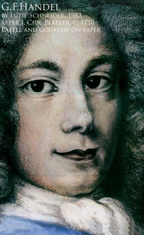 J. Chr. Platzer, ritratto giovanile di Haendel, ca.1710