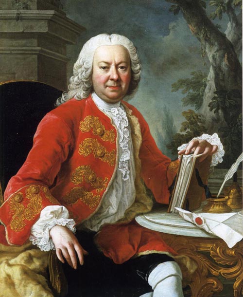 Martin van Mytens II (?), Ritratto di gentiluomo in giacca rossa