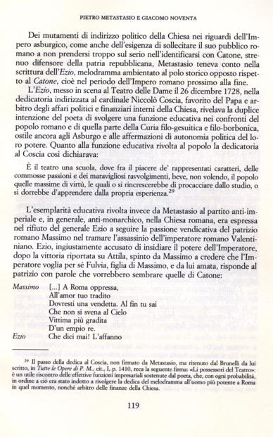 L'inattualità attuale di Pietro Metastasio